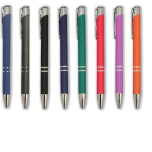 Metal Pen with Rubberised Coating